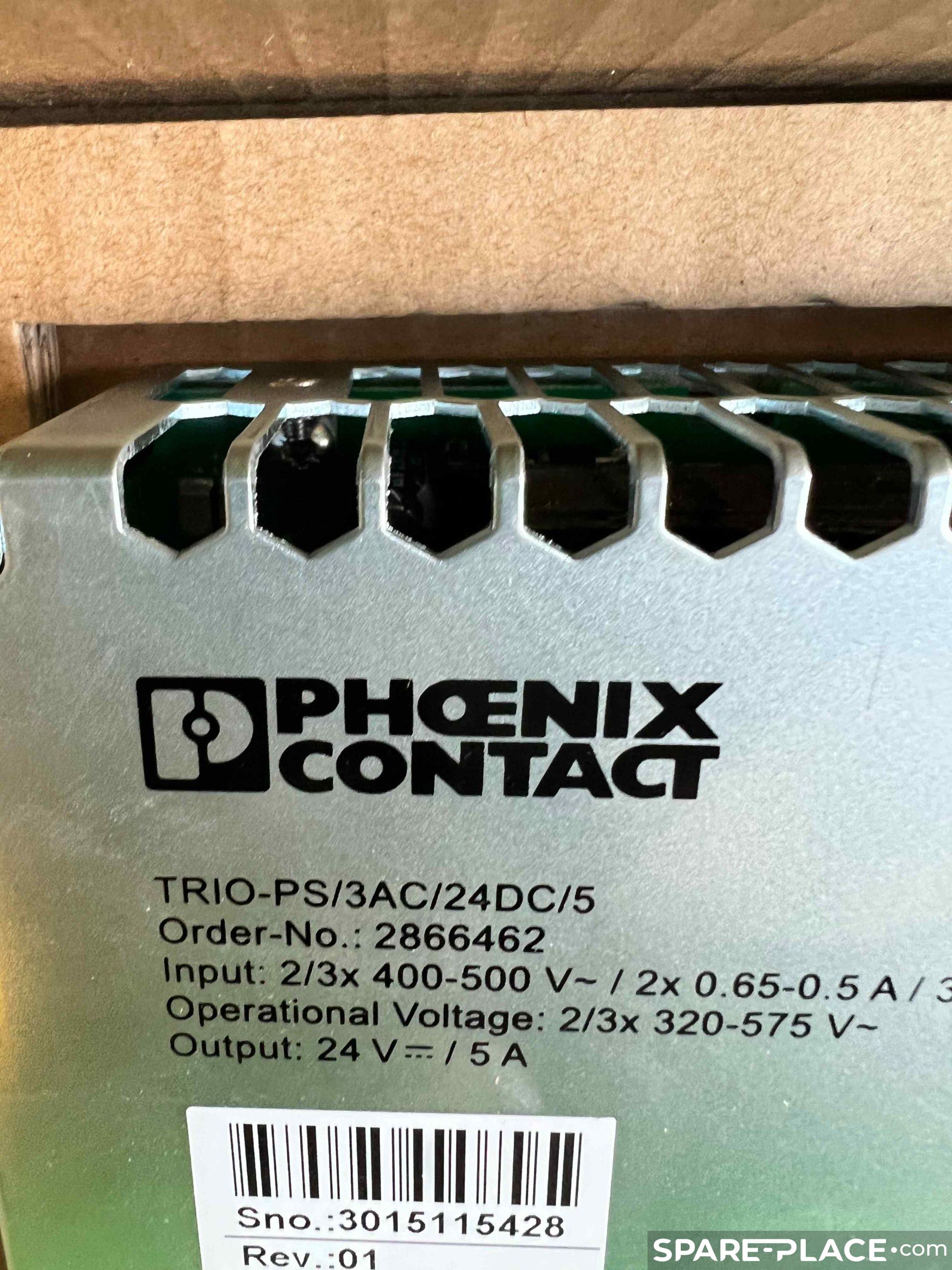Référence TRIO-PS 3AC 24DC 5 de la marque PHOENIX CONTACT